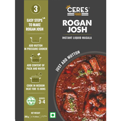 Ceres Foods Rogan Josh Instant Liquid Masala - 200gm image