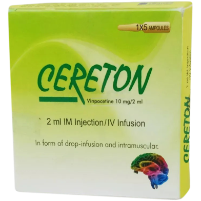 Cereton 10 mg Injection 2 ml 5'S Ampoule image