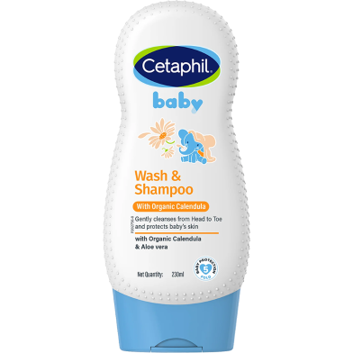 Cetaphil Baby Wash And Shampoo With Organic Calendula 230ml image