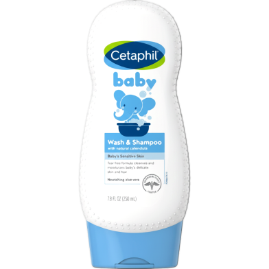 Cetaphil Baby Wash Shampoo With Natural Calendula 230ml image