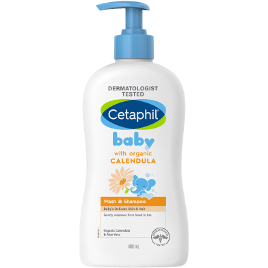Cetaphil Baby with Organic Calendula Wash And Shampoo 400ml image