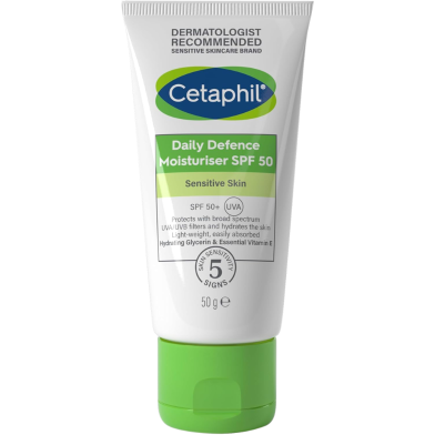 Cetaphil Daily Defence Moisturiser With Spf50 Plus 50gm image