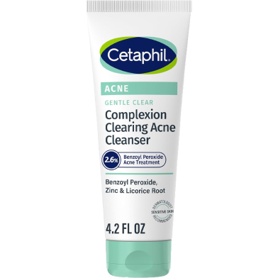 Cetaphil Gentle Clear Complexopn Clarifying Acne Cream Cleanser 124ml image