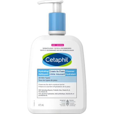 Cetaphil Hydrating Cream To Foam Cleanser 473ml image