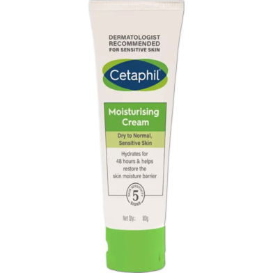 Cetaphil Moisturising Cream Dry to Normal, Sensitive Skin 80g image