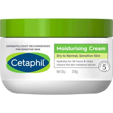 Cetaphil Moisturising Cream Dry to Normal, Sensitive Skin 250 gm image