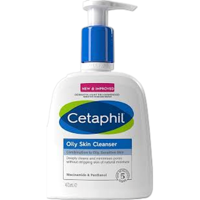 Cetaphil Oily Skin Cleanser Combination To Oily, Sensitive Skin 473ml image