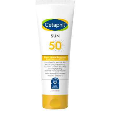Cetaphil Sheer Mineral Sunscreen Broad Spectrum SPF50 89ml image
