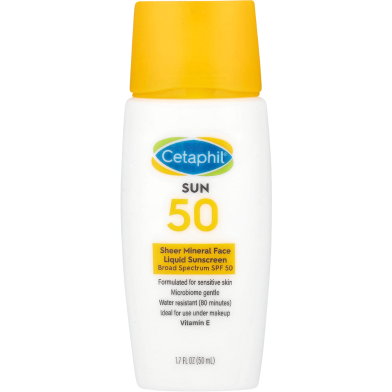 Cetaphil Sheer Mineral Sunscreen Broad Spectrum SPF 50 - 50ml image