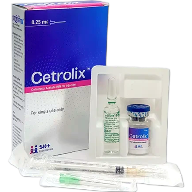 Cetrolix 250 mcg/vial SC Injection 250 mcg vial image