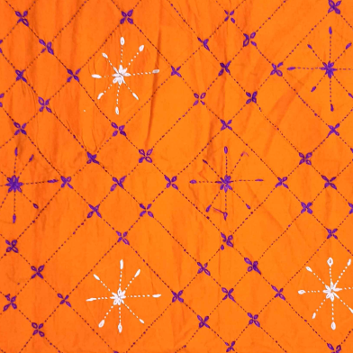 Chayabrikkha Hand Stich Orange Nakshikatha(02) image