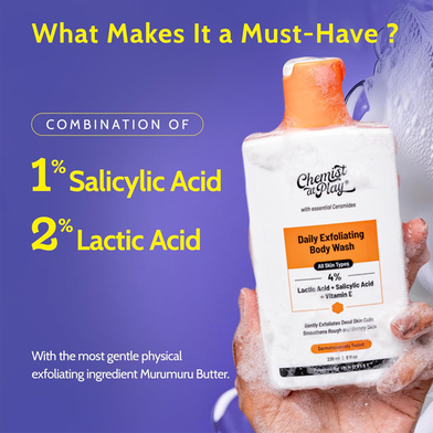 Chemist At Play 4 Percent Salicylic Acid Exfoliating Body Wash 236 ml -383516533 Slide 3
