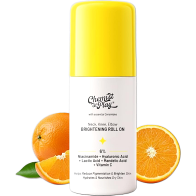 Chemist At Play Neck Knee Elbow Brightening Roll On Brightens Skin And Removes Pigmentation (40ml) image