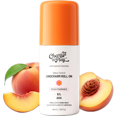 Chemist At Play Underarm Roll On 40ml (Peach Fragrance) image