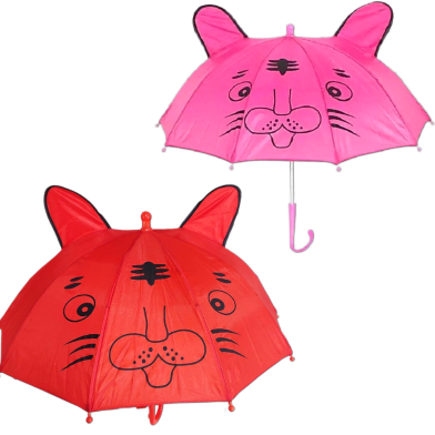 Children Ear Umbrella 10 Ribs (Any Colour) image