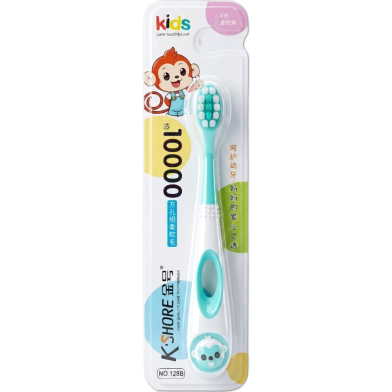 Children's 10000/Ten Thousand Hair Toothbrush Cartoon Rabbit Soft Hair Toothbrush 1-12 Years Old Baby Soft Hair Oral Cleaning Toothbrush with Box image