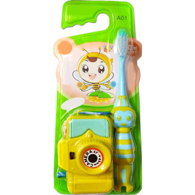 China Baby Toothbrush With 1 Camera Toy (Any Colour) image