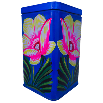 Chintar Khorak Tinbox Blue - Pink Mixed Colour ( Flower Printed ) image