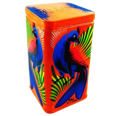 Chintar Khorak Tinbox Orange Colour ( Moyour Printed) image