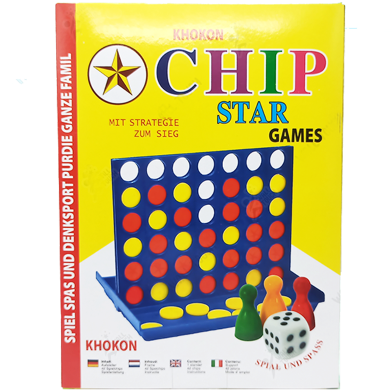 Khokon Chip Star Game | Chipstar Puzzle Game Toy Family Game Toy Set For Everyone (chipstar_game_1) Multicolor image