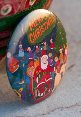 Christmas Badge - 10 Pcs image