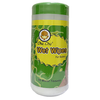 Chu.Chu Wet Wipes Tissue 60 Pcs image
