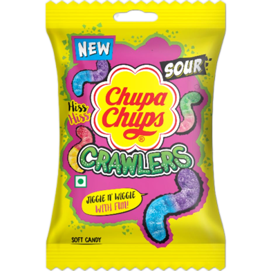Chupa Chups Sour Crazy Feet Assorted Soft Candy-93gm image
