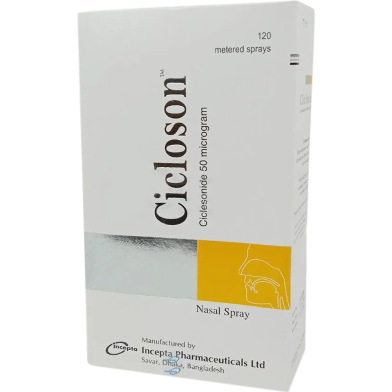 Cicloson 50 mcg/spray Nasal Spray – 120 Metered Sprays image