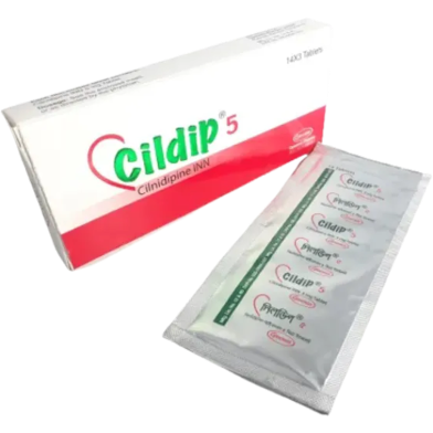 Cildip 5 mg Tablet 14's Strip image