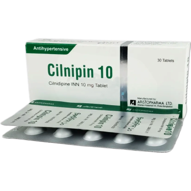 Cilnipin 10 mg Tablet-10's Strip image