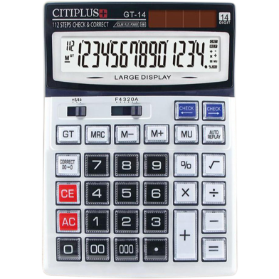 Citiplus Big size 14 Digits Desktop Calculator image