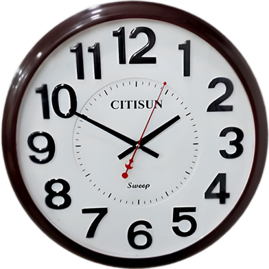 Citisun Analog Wall Clock Round Shape Coffee Citisun 62 image