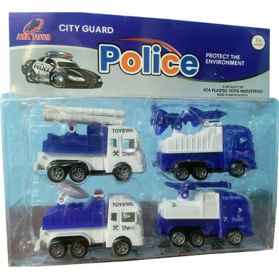 City Guard Police Truck toy set by APA Toys. image