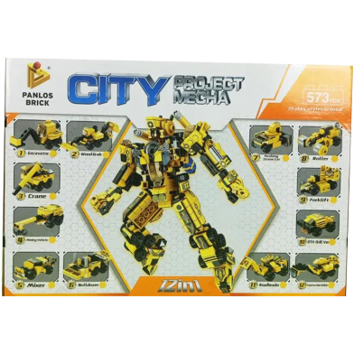 City Project Mega Block (12 In 1) Lego Building Set For Kids - 573 Pcs (lego_633008_12in1) image