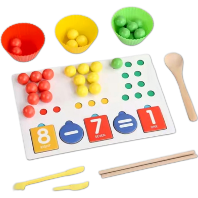 Clamp Learning Digital Decomposition Toy Bead Math Toy image