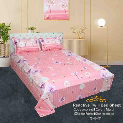 Classical Hometex Reactive Twill Double Bed Sheet image