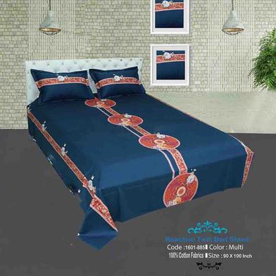 Classical Hometex Reactive Twill Double Bed Sheet image