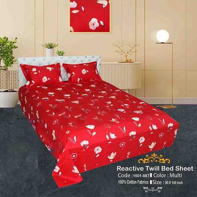 Classical Hometex Reactive Twill Double Bed Sheet image