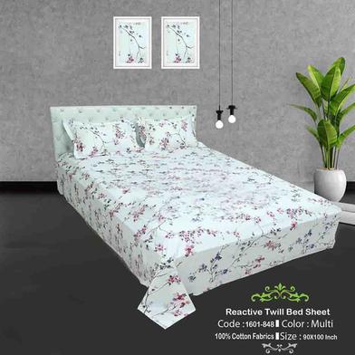 Classical Hometex Reactive Twill Double Bed Sheet image