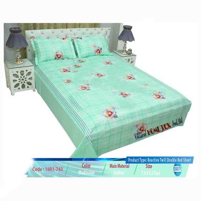 Classical Hometex Reactive Twill Double Bed Sheet image