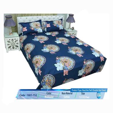 Classical Hometex Reactive Twill Double Bed Sheet image