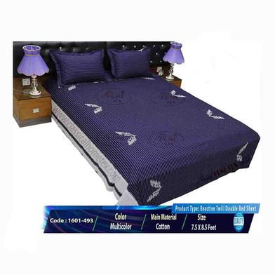 Classical Hometex Reactive Twill Double Bed Sheet image