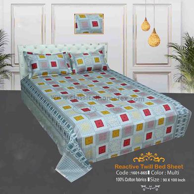 Classical Hometex Reactive Twill Double Bed Sheet image