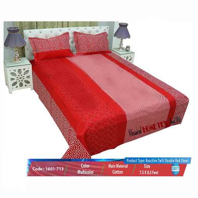 Classical Hometex Reactive Twill Double Bed Sheet image