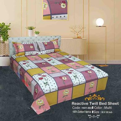 Classical Hometex Reactive Twill Double Bed Sheet image