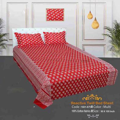 Classical Hometex Reactive Twill Double Bed Sheet image
