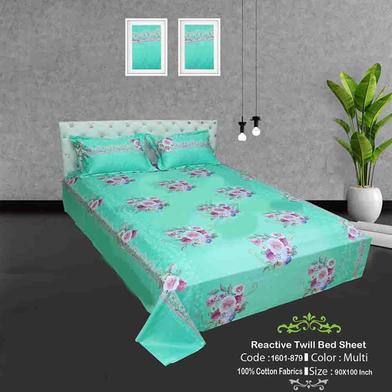 Classical Hometex Reactive Twill Double Bed Sheet image
