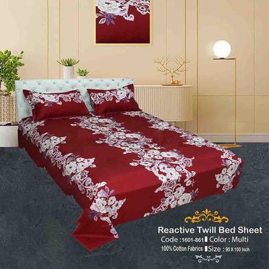 Classical Hometex Reactive Twill Double Bed Sheet image