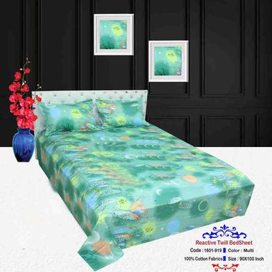 Classical Hometex Reactive Twill Double Bed Sheet image