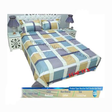 Classical Hometex Reactive Twill Double Bed Sheet image